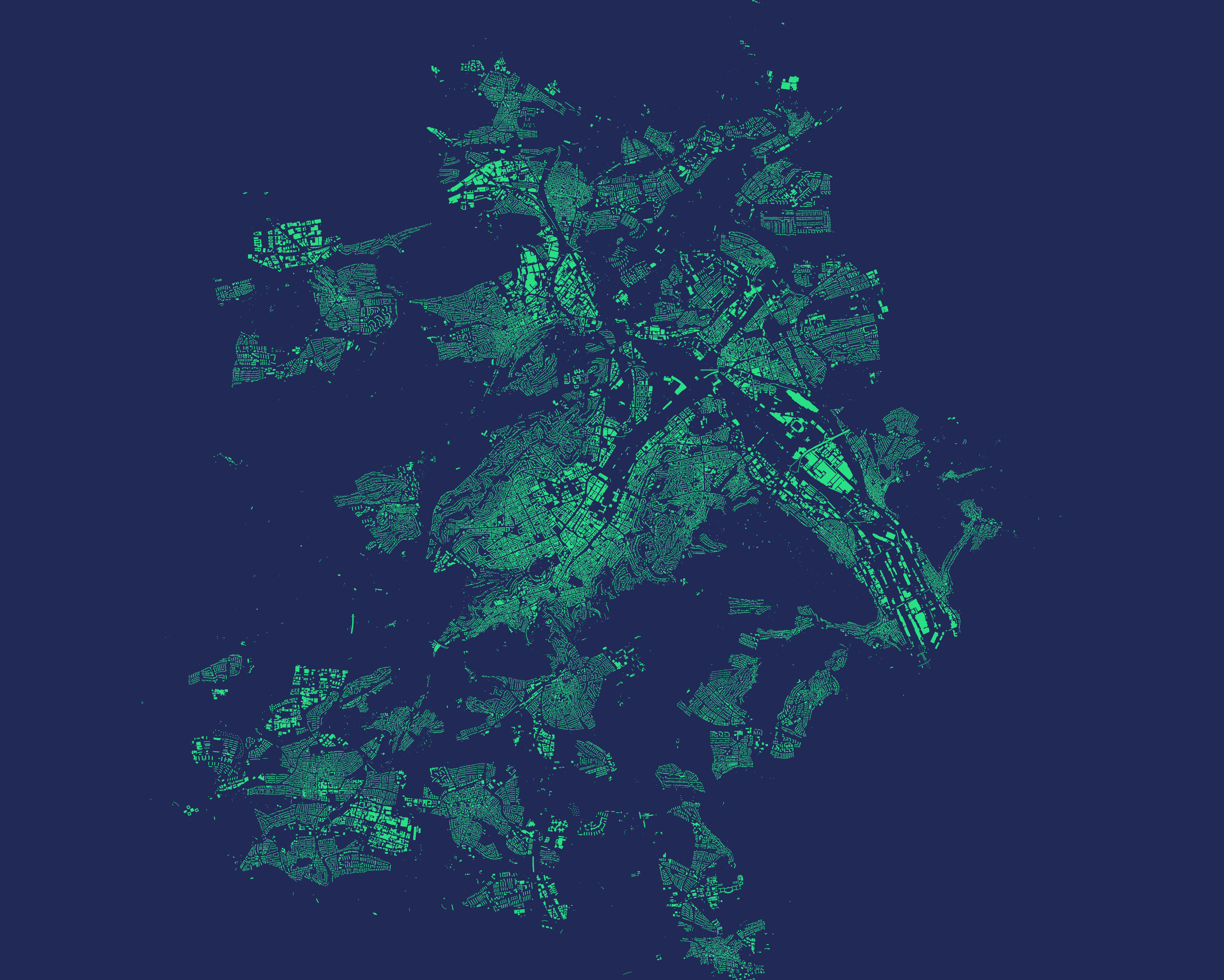 Verwendeter Gebäudedatensatz PTV Consult